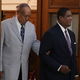 Cosby leaves the courtroom earlier today. (Photo: Getty Images)